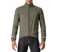 CASTELLI Emergency 2 Rain Jacket, Giacca Uomo, Military Green, XXL