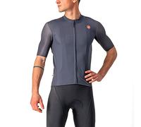 Castelli Endurance Elite Jersey Maglietta, Uomo, Grigio (Dark Gray), L