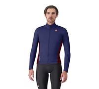 Castelli Entrata 2 - giacca ciclismo - uomo 2XL Dark Blue/Bordeaux man Polartec Aircore