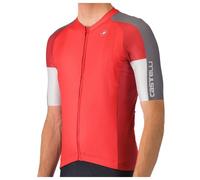 Maglia Castelli Entrata 6 manica corta rosso grigio - M