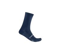 CASTELLI Calzini da uomo Espresso 18, traspiranti, per ciclismo su strada e gravel, Blu Belga, XX-Large