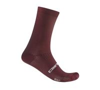 CASTELLI Espresso 18 - calzini ciclismo Bordeaux S/M