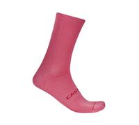CASTELLI Espresso 18 - calzini ciclismo Dark Pink L/XL