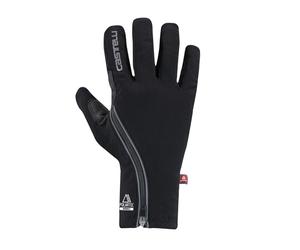 Castelli Espresso 2 Guanto da uomo, per ciclismo su strada, impermeabile e antivento, traspirante, invernale, compatibile con touchscreen - nero - M