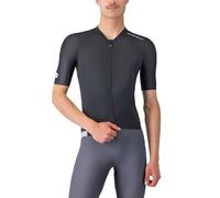 CASTELLI Espresso 2 Jersey da uomo, UPF 30 Performance Cycling Jersey per allenamento con clima caldo, lunghe passeggiate e uso quotidiano su strada, nero, L