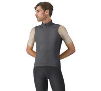Gilet a vento Castelli Espresso 2 grigio fumo - 3XL