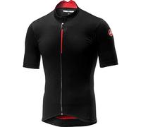 Castelli Espresso Jersey Maglietta, Uomo, Black/Red, L