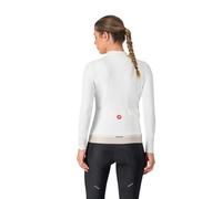 Castelli Espresso Thermal Long Sleeve Jersey Bianco L Donna Marfil / Silver