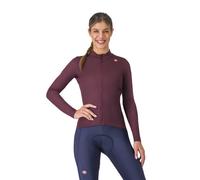 Castelli Espresso Thermal W - maglia ciclismo manica lunga - donna Bordeaux L