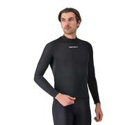 CASTELLI Flanders 2 - Maglia a maniche lunghe da uomo, isolamento di alta qualità e traspirabilità per ciclismo su strada fredda, colore: nero, taglia L