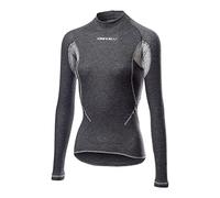 Maglia intima Castelli Flanders 2 manica lunga grigio donna - L