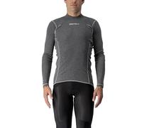 Castelli Flanders Warm Long Sleeve, Intimo Ciclismo Uomo, Gray, XXL