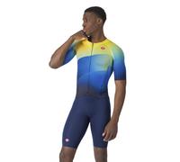 Castelli Free Sanremo 3 - body ciclismo - uomo 2XL Blue/Yellow man