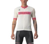 Maglia manica corta castelli fuori giro bianco