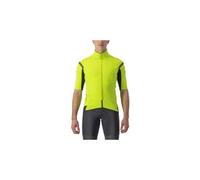 Castelli gabba ros 2 short sleeve jersey fluo yellow dark grey