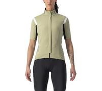 Castelli Gabba Ros 2 Gore-tex Infinium™ Windstopper® Jacket Beige M Donna Green Tea / Chalk