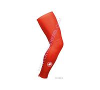 Castelli Gambali Lycra Leg Warmer Rosso