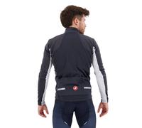 Castelli Giacca Mortirolo 6s Gore-tex Infinium™ Windstopper® Dark Grey / Silver / Red Reflex