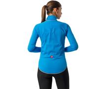 Castelli Giacca Ultra Rain Blue Circuit / Silver Reflex