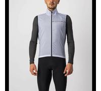 Gilet a vento sottile Castelli Squadra Stretch argento grigio scuro - XS