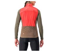 Castelli Gilet Puffy Unlimited Red / Silver