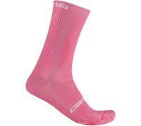 CASTELLI Giro D'Italia Calzino, taglia 18, colore rosa, L/XL