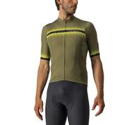 CASTELLI Grimpeur Jersey, Maglietta Da Ciclismo Uomo, Verde (Moss Green), L