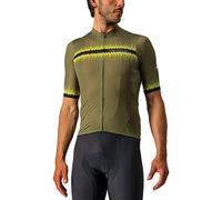 Castelli Grimpeur Jersey Maglietta da Ciclismo, Uomo, Verde (Moss Green), M