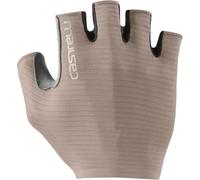CASTELLI Guanto da uomo espresso, guanti da ciclismo a dita corte con imbottitura e protezione UPF per ciclismo su strada e gravel, argilla, taglia L