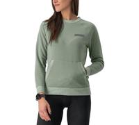 CASTELLI Logo W Sweatshirt Donna, Felpa con Logo, Comoda e Traspirante, Ideale per Allenamenti e Tempo Libero