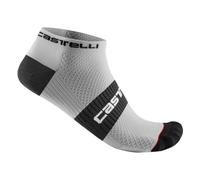 Castelli Lowboy 2 - calzini corti 2XL White/Black unisex