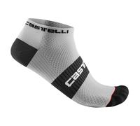 Castelli Lowboy 2 Sock White/Black 2XL Calzini ciclismo