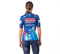 Castelli Maglia SOUDAL-QUICK-STEP 2025 Competizione 3 manica corta Bianco/Blu Donna XL
