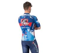 Castelli Competizione 3 Vuelta Soudal Quickstep Short Sleeve Jersey Blu M Uomo
