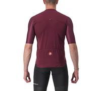 Maglia manica corta castelli prologo 7 rosso bordeaux