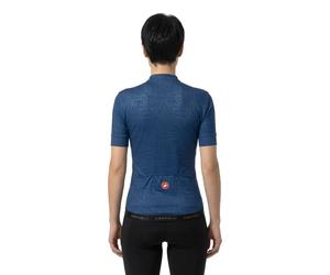 Castelli Maglia A Maniche Corte Promessa Jacquard Agata Blue