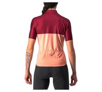 Castelli Maglia A Maniche Corte Velocissima Blush / Bordeaux