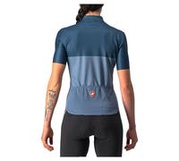 Castelli Maglia A Maniche Corte Velocissima Light Steel Blue / Moonlight Ocean