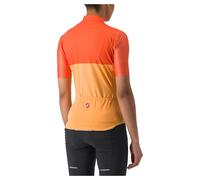 Castelli Velocissima Short Sleeve Jersey Arancione L Donna