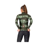Castelli Maglia A Maniche Lunghe Blur Thermal Dark Green / Green