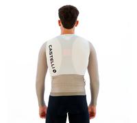 Castelli Maglia A Maniche Lunghe Corretto White Marfil / Black Clay