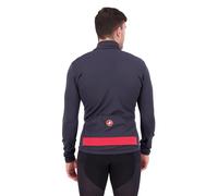 Maglia Castelli Puro 3 manica lunga grigio scuro rosso riflettente - S