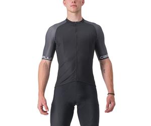 Castelli Maglia Ciclismo Entrata Vi Light Black/Dark Gray Uomo XS