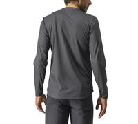 Castelli Maglia Da Enduro A Maniche Lunghe Trail Tech Dark Grey / Black / Electric Lime