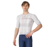 CASTELLI Maglia da Scalatore A/C da Uomo, Maniche Corte, Zip Completa, Maglia da Ciclismo su Strada e Gravel con Protezione UV