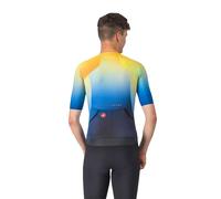 Castelli Maglia Da Triathlon A Maniche Corte Free Speed 3 Race Belgian Blue / Multicolor / Orange