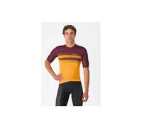 Castelli Maglia Estiva Simbolo Bordeaux/Arancio