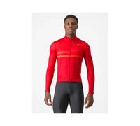 Castelli Maglia Invernale Collapse Rosso/Arancio