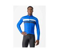 Castelli Maglia Invernale Lineare Azzurro Italia/Blu/Bianco