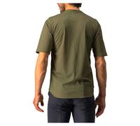 Castelli Maglietta A Maniche Corte Trail Tech Olive Green / Dark Grey / Orange Rust